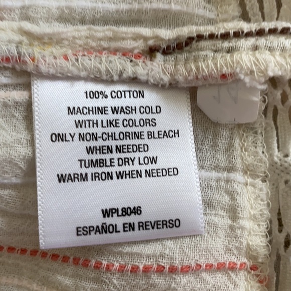 Style & Co Bell-Sleeve Peasant Blouse XXL - Picture 8 of 9